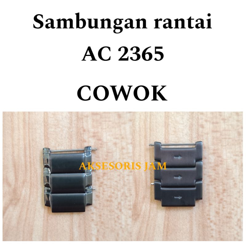 Sambungan Tali Rantai Jam Tangan Alexandre Christie AC 2365 Cowok