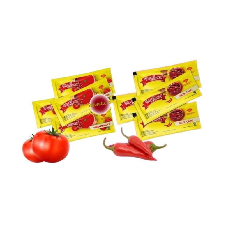 

Mc Lewis Saos Sambal - Mc Lewis Saos Tomat Sachet