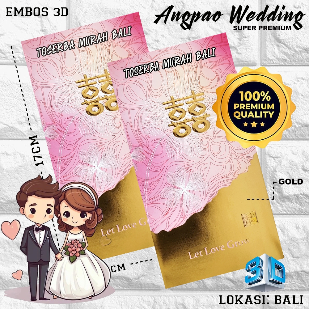

KERTAS ANGPAO WEDDING PINK AND GOLD EDITION / AMPLOP ANGPAO PREMIUM 3