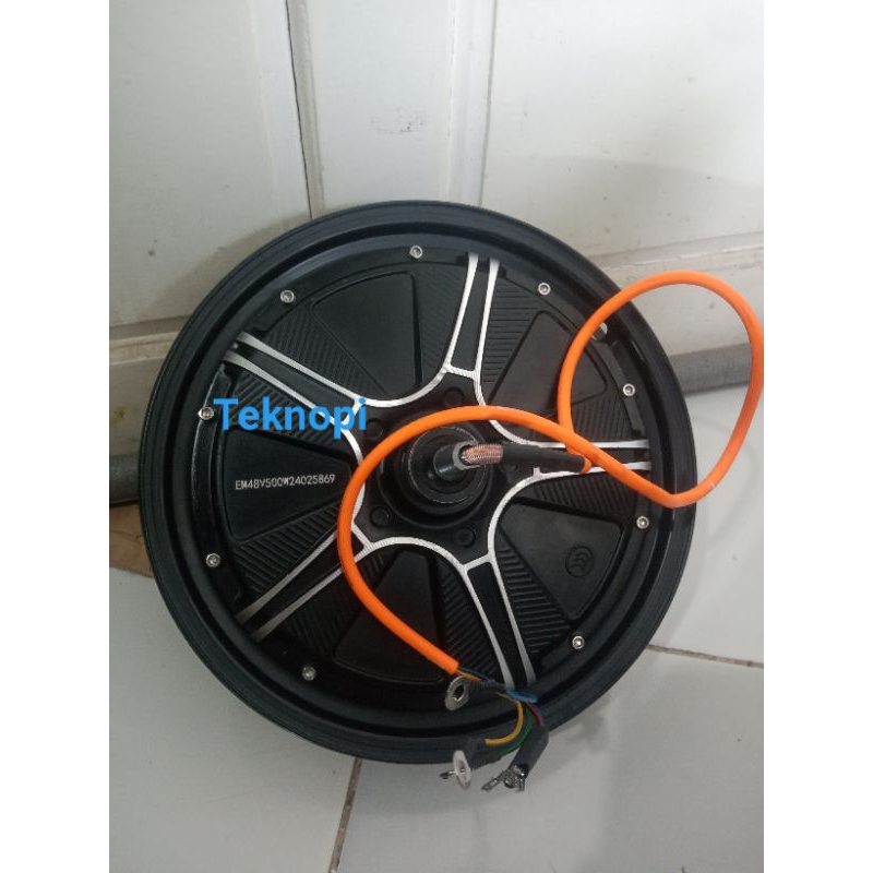 Dinamo BLDC sepeda listrik belakang 500Watt 48Volt