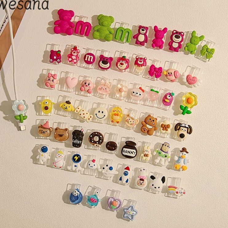 Cable Bite/ Pelindung Ujung Kabel/ Cable Saver Cute Candy / Data Cable Pelindung Kabel Carger WE