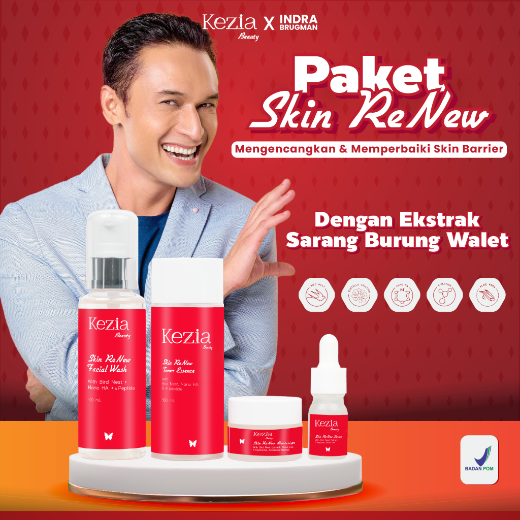 Indra Bruggman x Kezia - Paket Skin ReNew