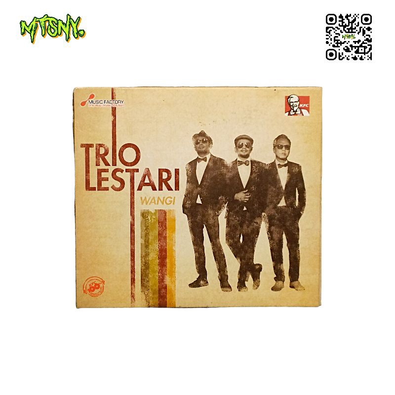 CD Kaset Musik Band Group Pop RNB Trio Lestari Album Wangi KFC Music