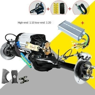 Motor Listrik Gardan 3000W BLDC 3KW 60V Kit Konversi Mobil Listrik