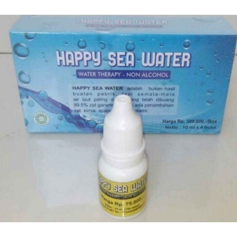 

Happy Sea Water (Trace Mineral) water therapy Non ALCOHOL isi 4 botol