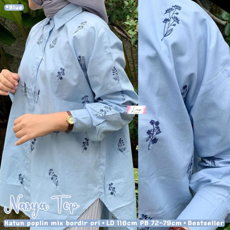 Nasya Top // Chava Top // Jessy Top - OOTD Atasan Wanita Kemeja Motif Bunga