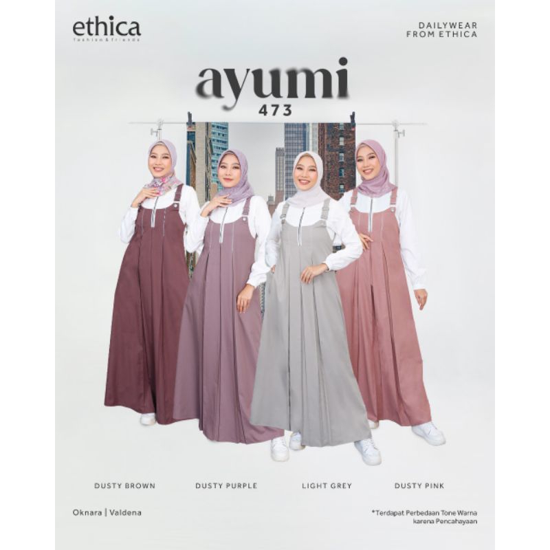 Ethica Gamis Ayumi 473 | Gamis Ethica | Gamis Daily |Gamis Ethica Terbaru | Gamis Remaja | Gamis Eth