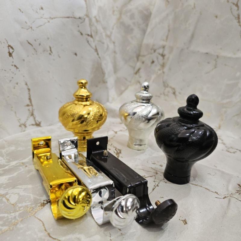 Kaki besi gorden / bracket pipa / kaki pipa gorden / tutup pipa gorden