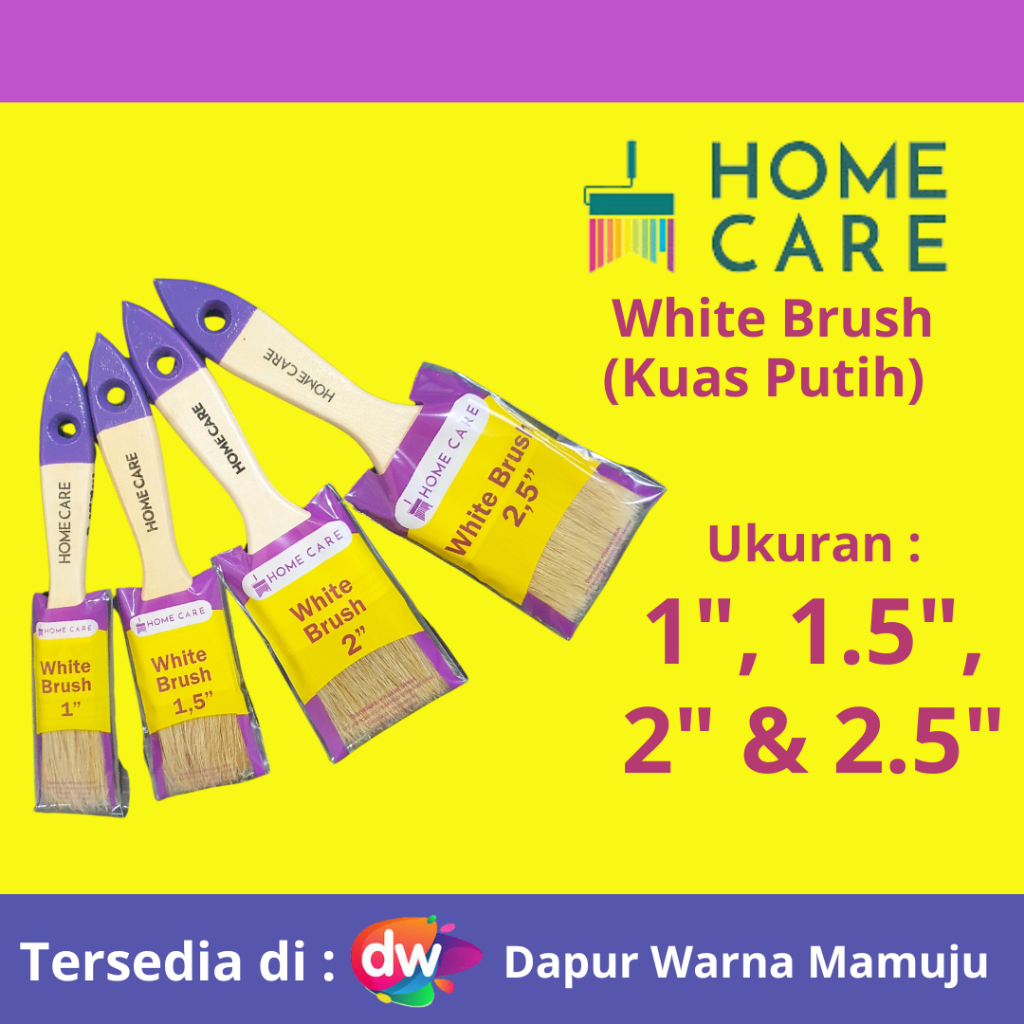 Home Care White Brush (Kuas Cat Home Care)