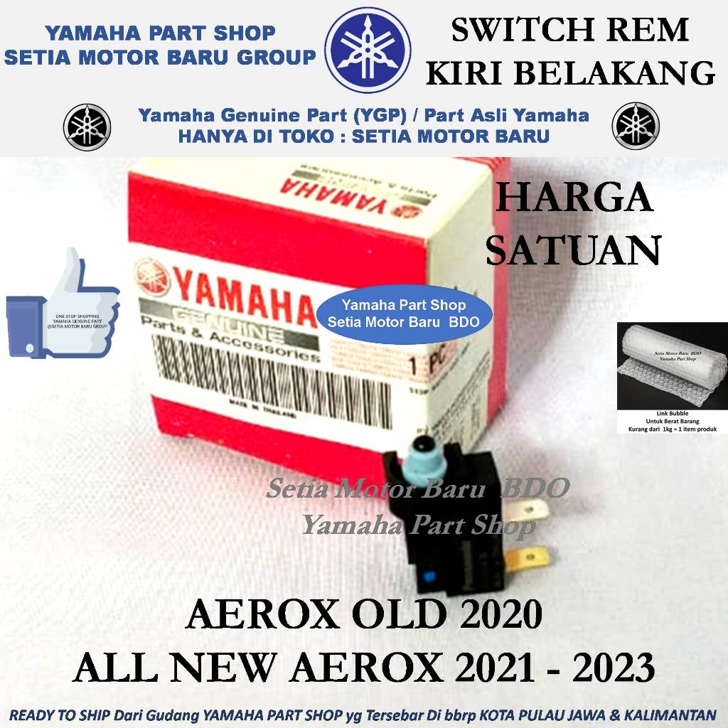 Switch Rem Kiri Belakang Aerox Old 2020 All New Aerox 2021 2023 Ori Asli Yamaha Bandung