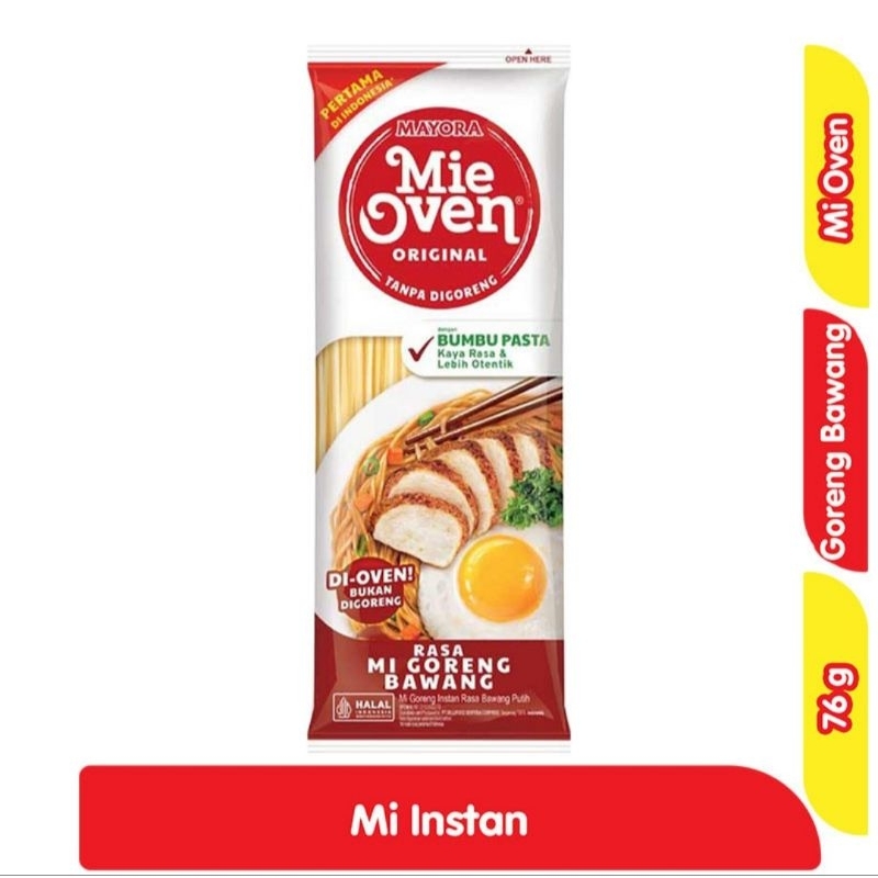 

Mie Oven Mie Instan Goreng Bawang 78gr