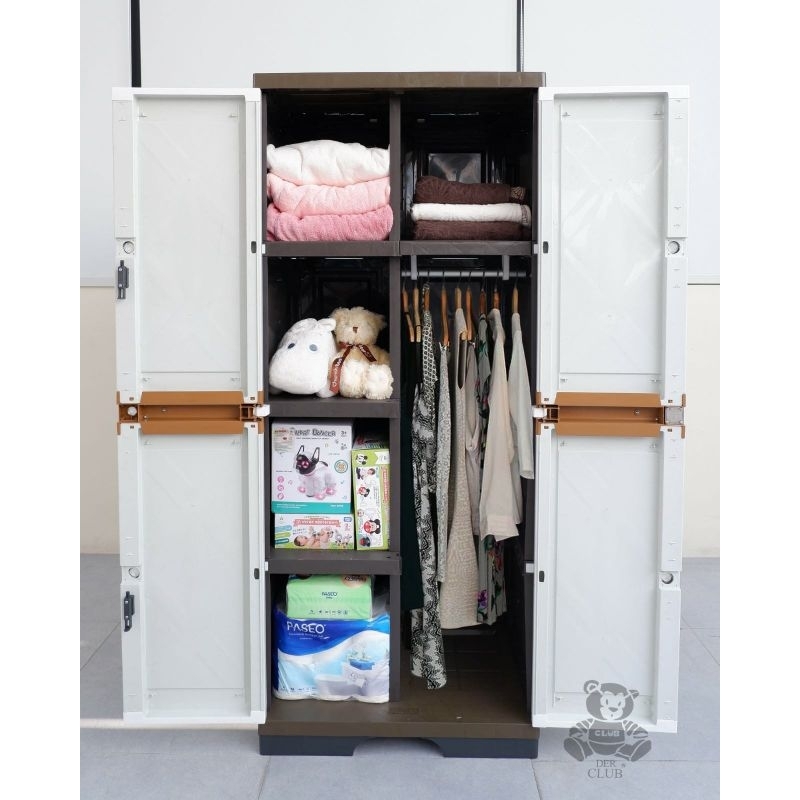 Lemari plastik/Club Justin Gantung Kaca/JJH Hanger