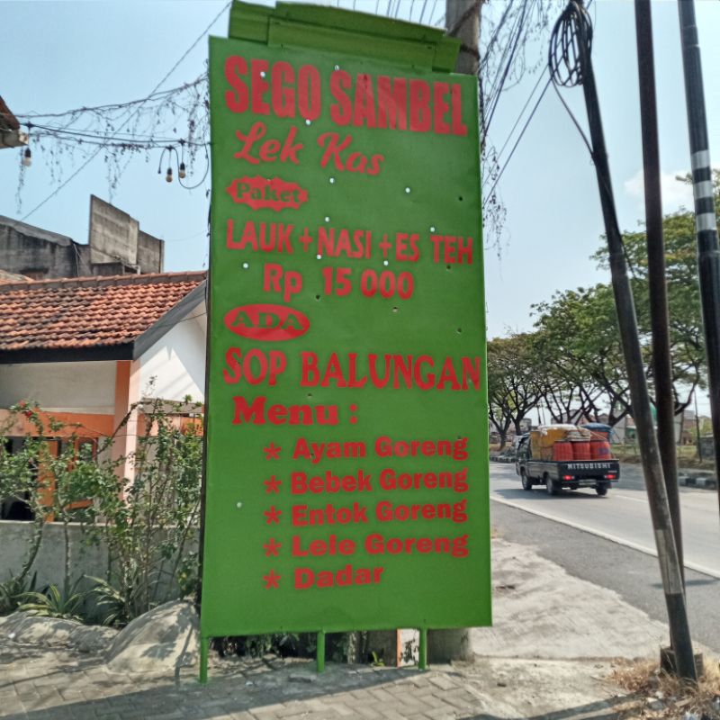 

sticker custom papan nama