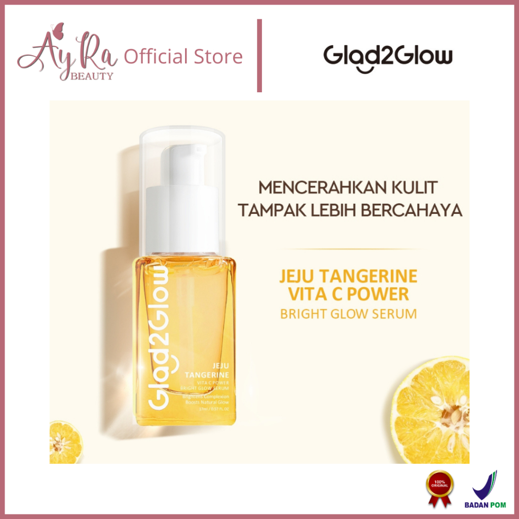 AyRa Beauty - Glad2Glow Jeju Tangerine Vita C Power Bright Glow Serum