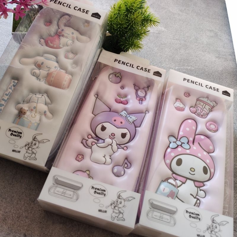 

KOTAK PENSIL SANRIO 3D KOTAK PENSIL SANRIO TIMBUL ALAT TULIS SANRIO PERLENGKAPAN SEKOLAH