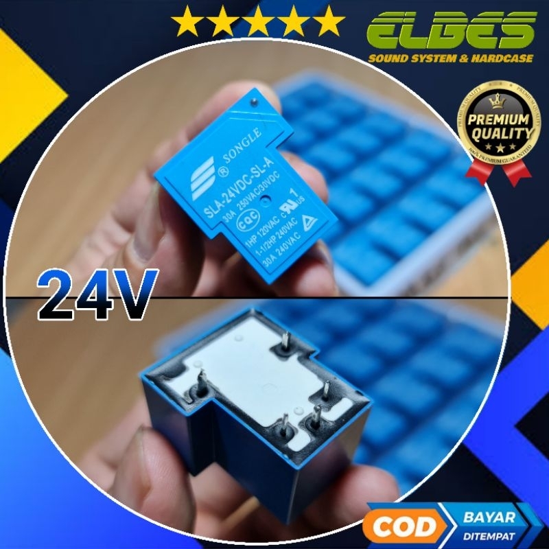 Relay Songle 24v 5pin