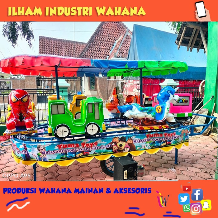 Odong odong Kereta Panggung fiber