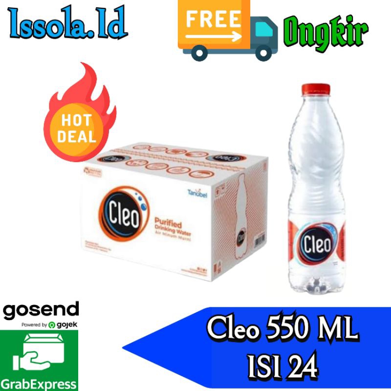 

CLEO AIR MINERAL KEMASAN BOTOL 550ML × 24 PCS