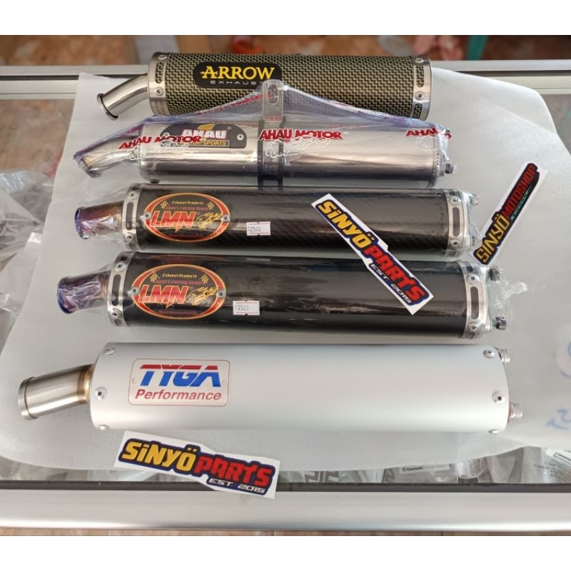 SLINSER SLENSER KNALPOT LMN, ARROW, AHAU TYGA ORIGINAL