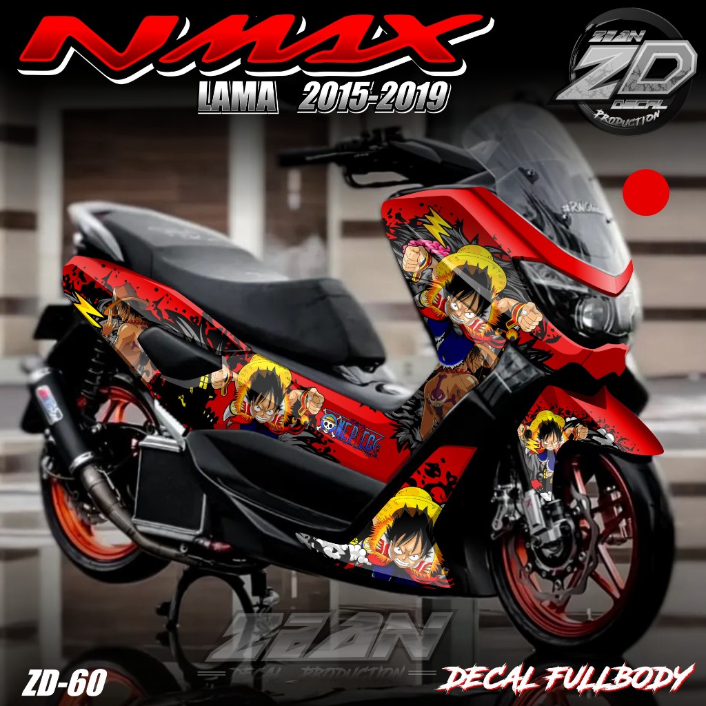 (PROMO COD) TERBARU Decal Sticker Yamaha Nmax 155 Old 2015 2016 2017 2018 2019 Fullbody - Stiker Sko