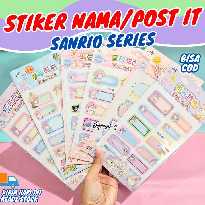 

Post It Sanrio/ Name Tag Sanrio/ Post it Lucu