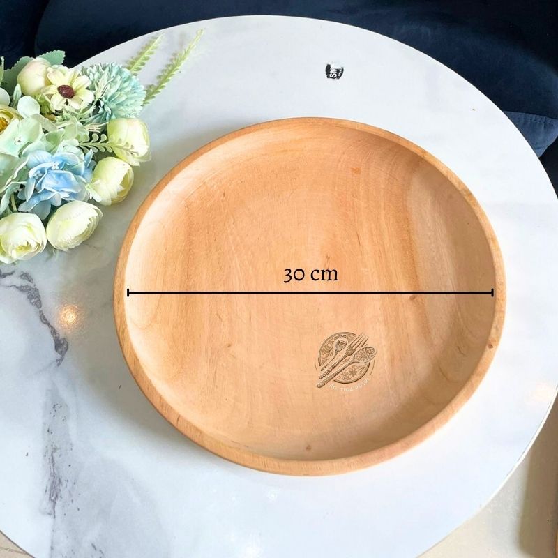 COBEK KAYU 30 CM + ULEKAN