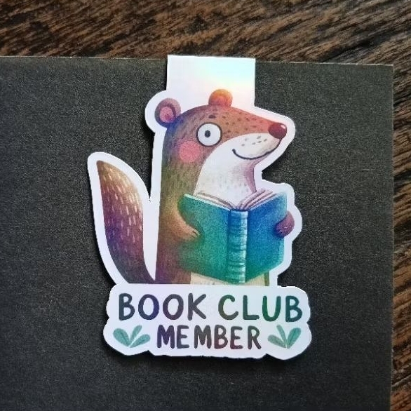 

Pembatas Buku Magnet | Handmade Magnetic Bookmark | Book Club Member