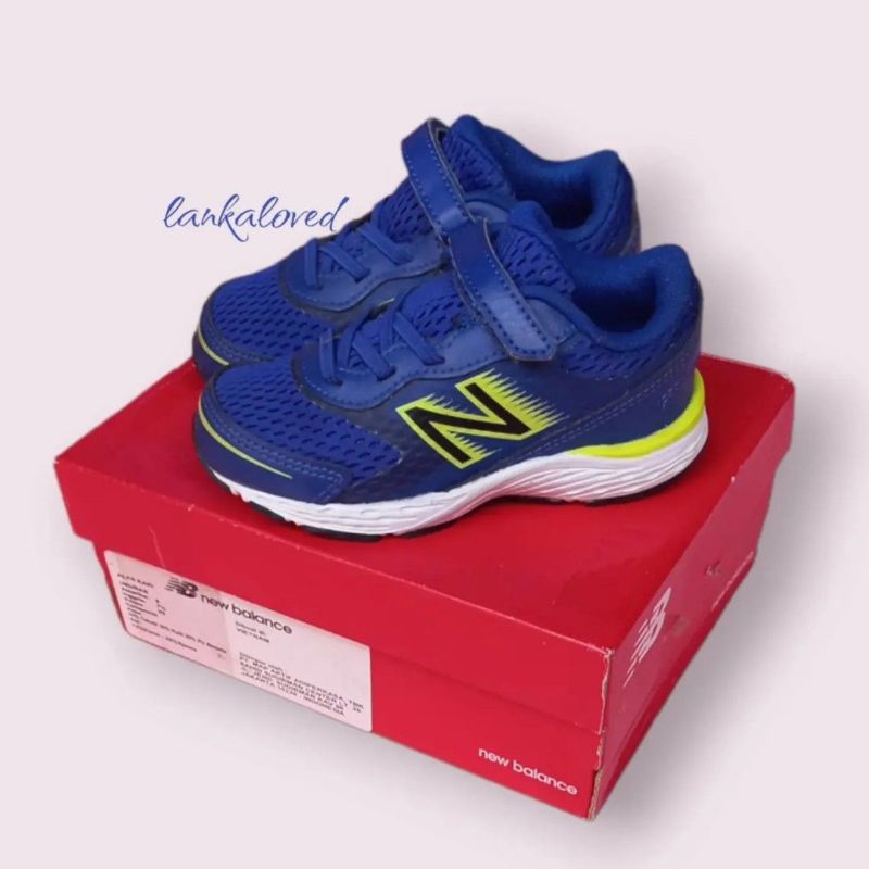 Preloved New Balance 680v6 Boys Infant Running Shoes / Sepatu Anak Balita Laki-Laki Cowok Baby Boy K