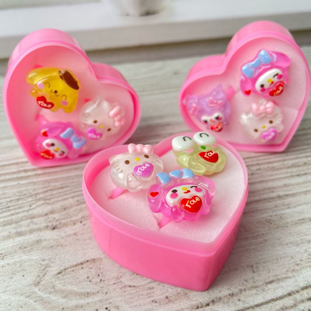 CICIN SANRIO ISI 3 CICIN MAINAN MOTORIK ANAK MAINAN LUCU IMUT IMPORT TERMURAH