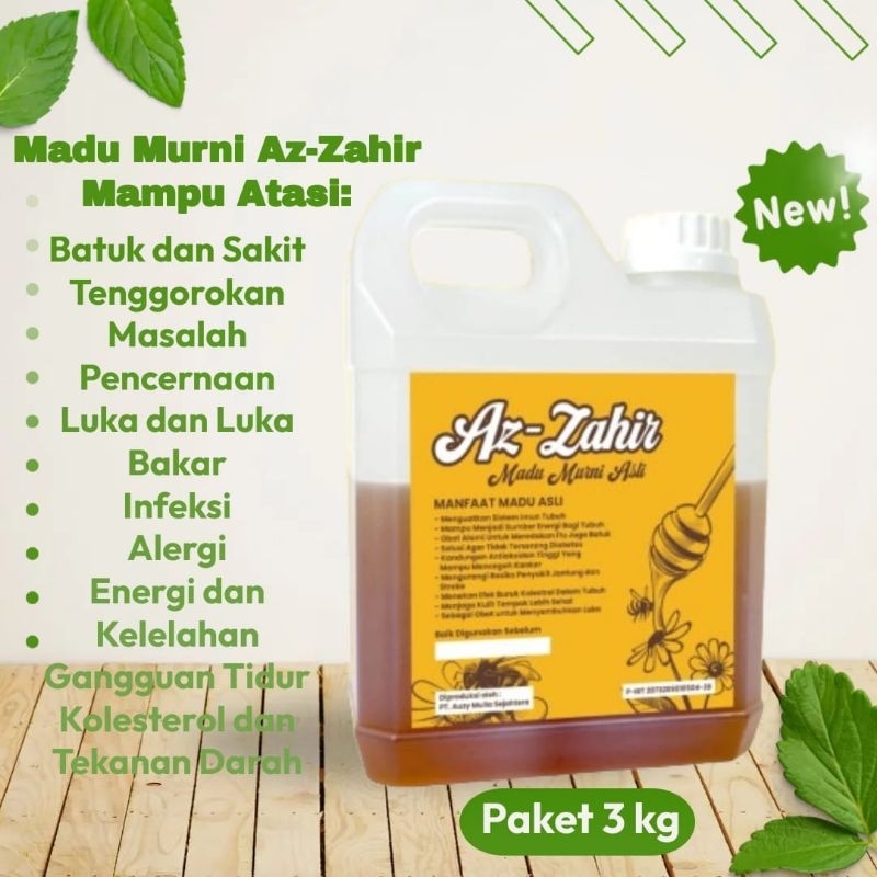 

Madu Az-Zahir Paket 3 kg