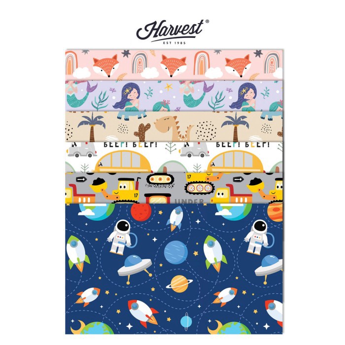 

HATI HATI BARANG Kertas Kado Harvest Wrapping Paper Playground Paket isi 6