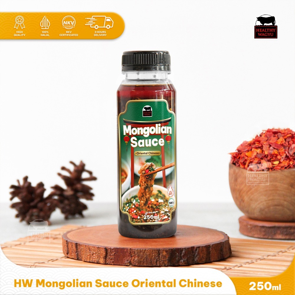 

Mongolian Sauce Oriental Chinese Yakiniku Halal 250ml Healthy Wagyu