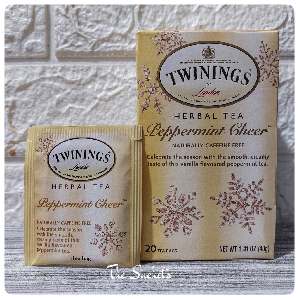 

Twinings Herbal Tea Peppermint Cheer Caffeine Free Sachet