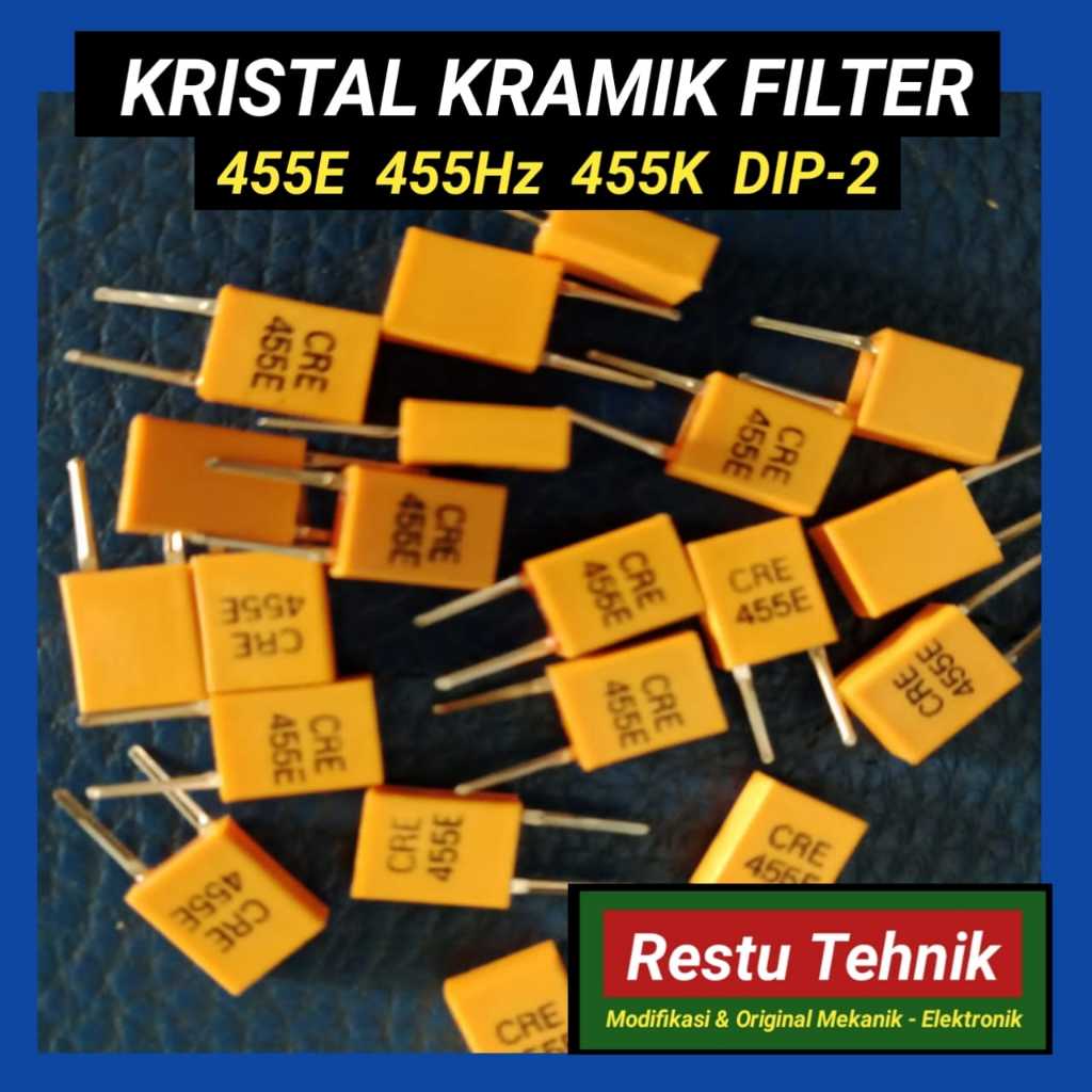 Kristal Kramik Filter 455E 455KHz 455K 455E 455KHz 455K DIP-2