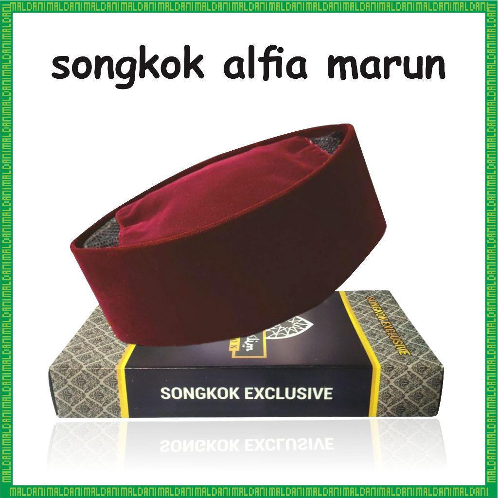 PECI SONGKOK MARUN BAHAN BLUDRU SONGKOK BETAWIE / Songko Merah / PECI MERAH