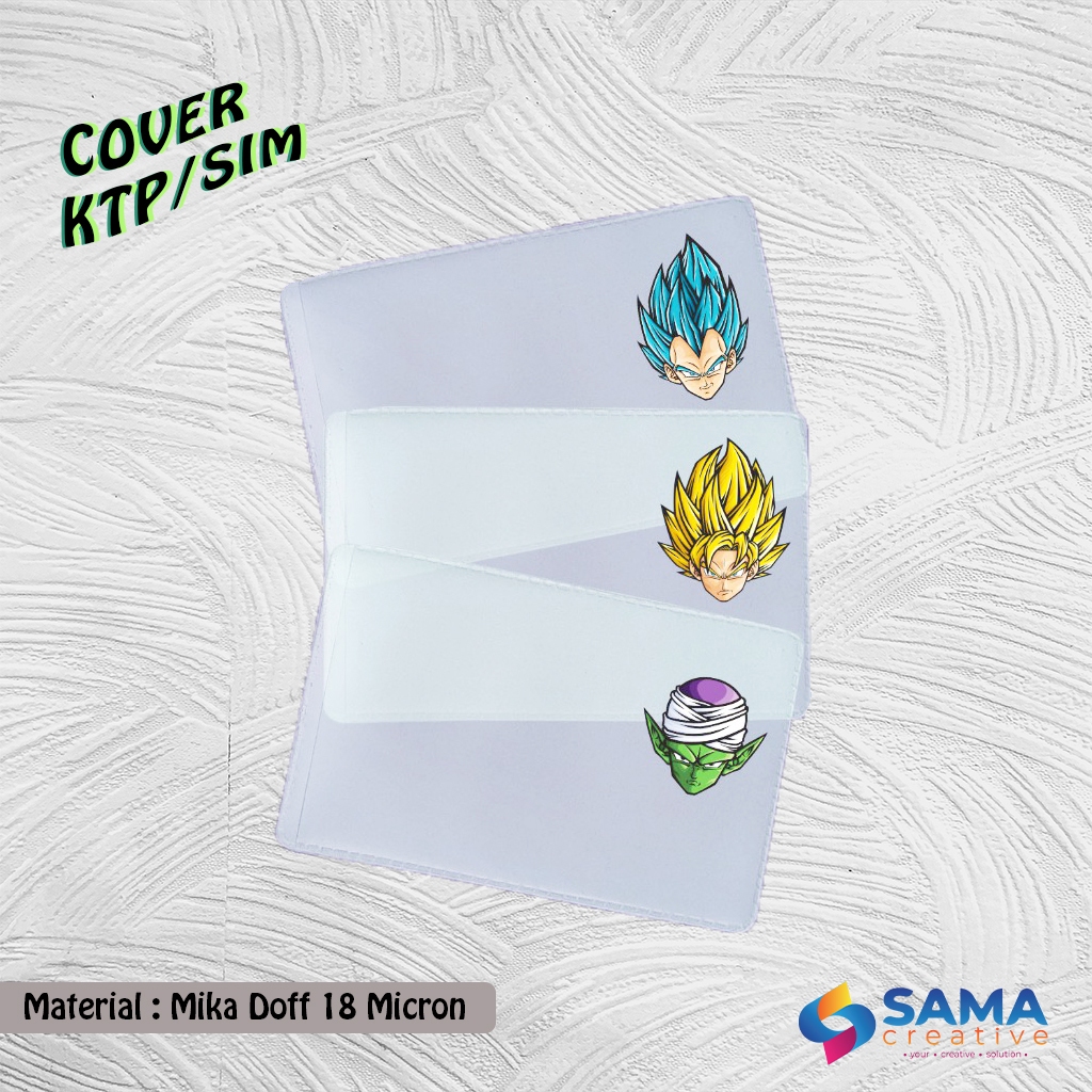 

Dragon Ball - Cover KTP / SIM Karakter unik- Sarung Plastik Mika Pelindung Kartu Dragon Ball