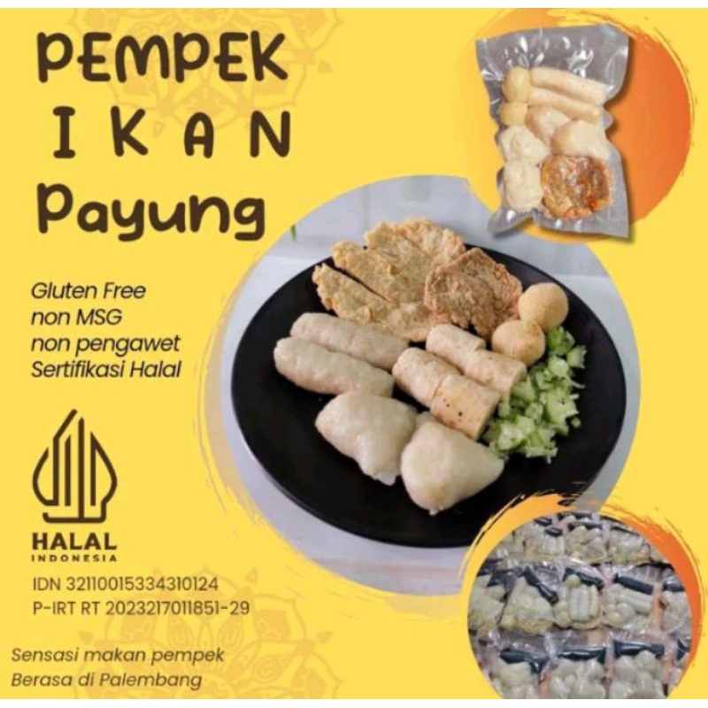 

PEMPEK MIX PREMIUM 5 PCS | Gluten-Free | Pempek Ikan Payung | 100% Ikan Asli | Tanpa Pengawet
