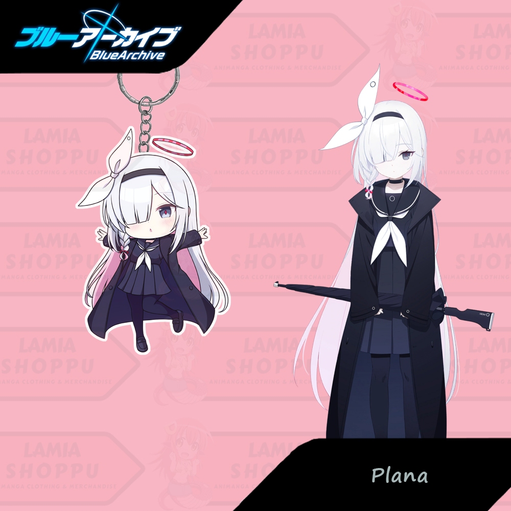 Gantungan Kunci Blue Archive Plana | Ganci Plana Blue Archive | Keychain Blue Archive