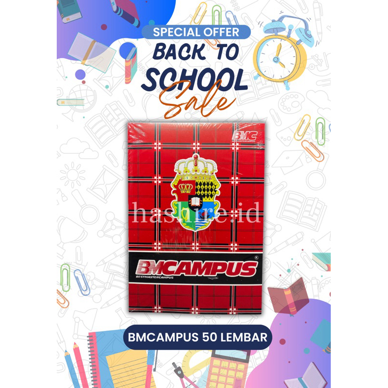 

BUKU TULIS BMC CAMPUS 50 LEMBAR