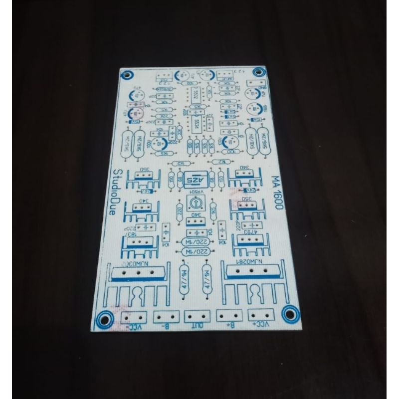 PCB Power Amplifier Studio DUE MA 1600 Fbr