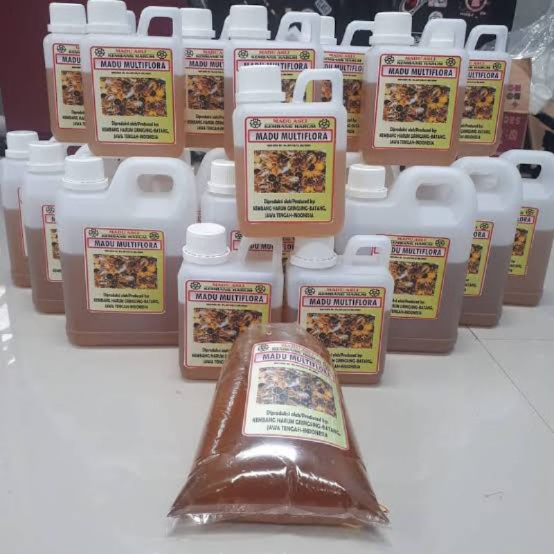 

Madu Murni Multiflora Asli 1/2 KG