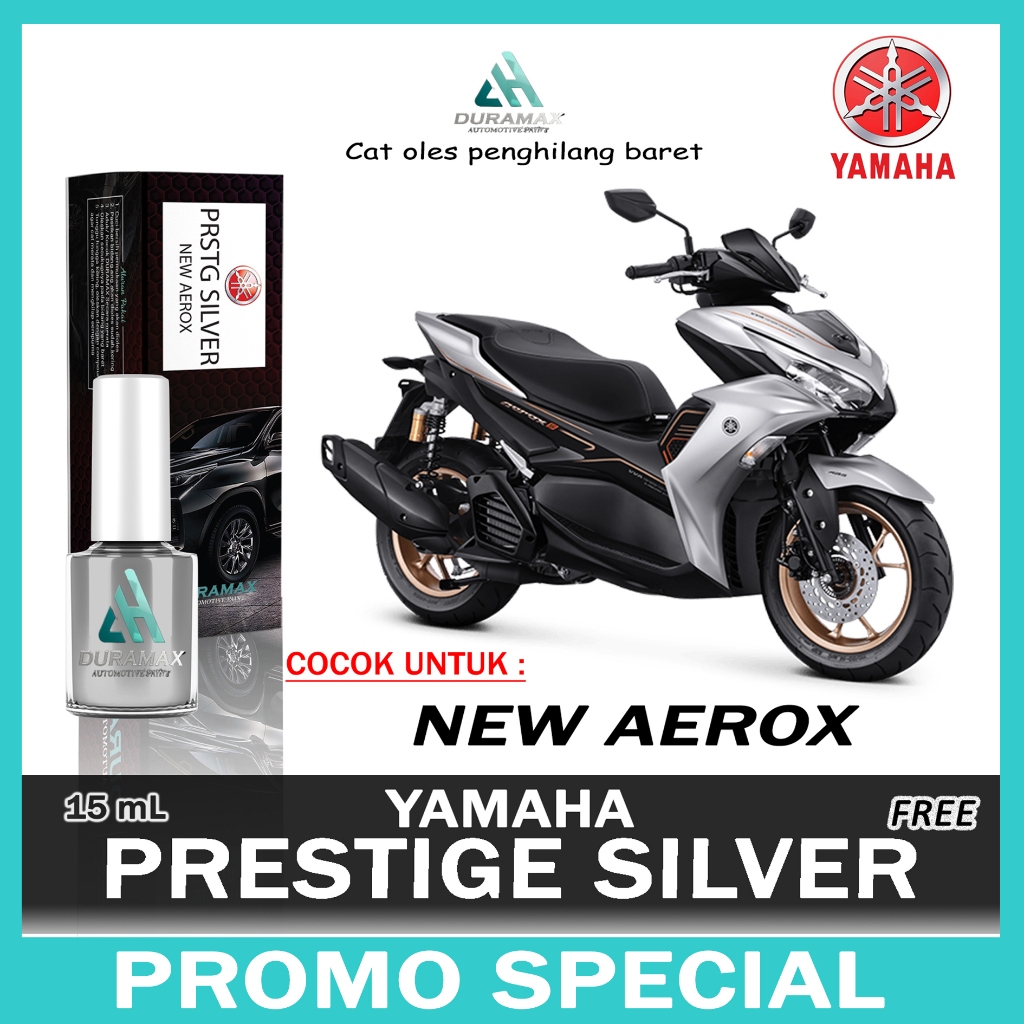 CAT OLES PENGHILANG BARET PRESTIGE SILVER YAMAHA ALL NEW AEROX