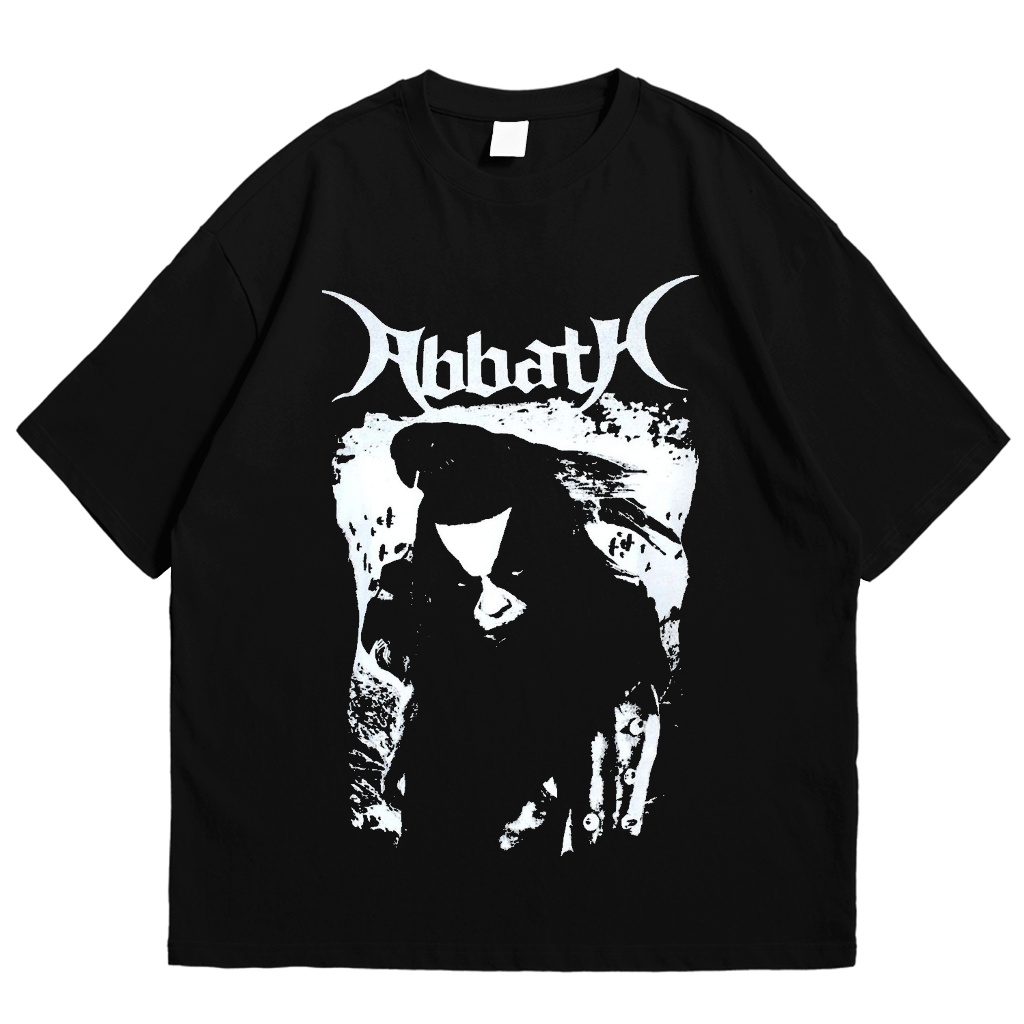 Baju Kaos Reguler Abbath T-shirt Pria Wanita Unisex Cotton Combed 24s