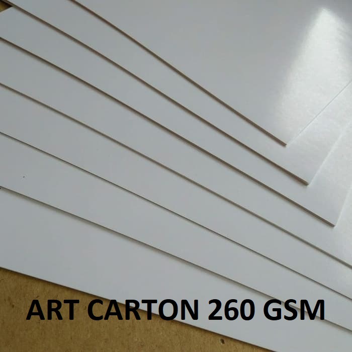ART CARTON 260 GSM 109 CM X 79 CM / 1.09 M X 0.79 M