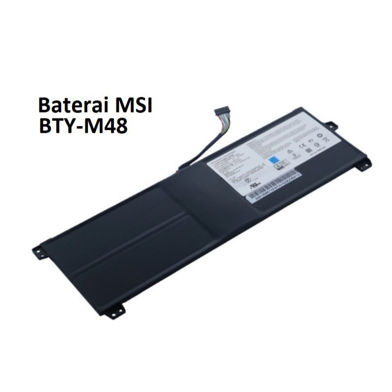 Baterai Batrai MSI Modern PS42 8RC 8RA 8RB 8MO PS42 8250U BTY-M48 4ICP