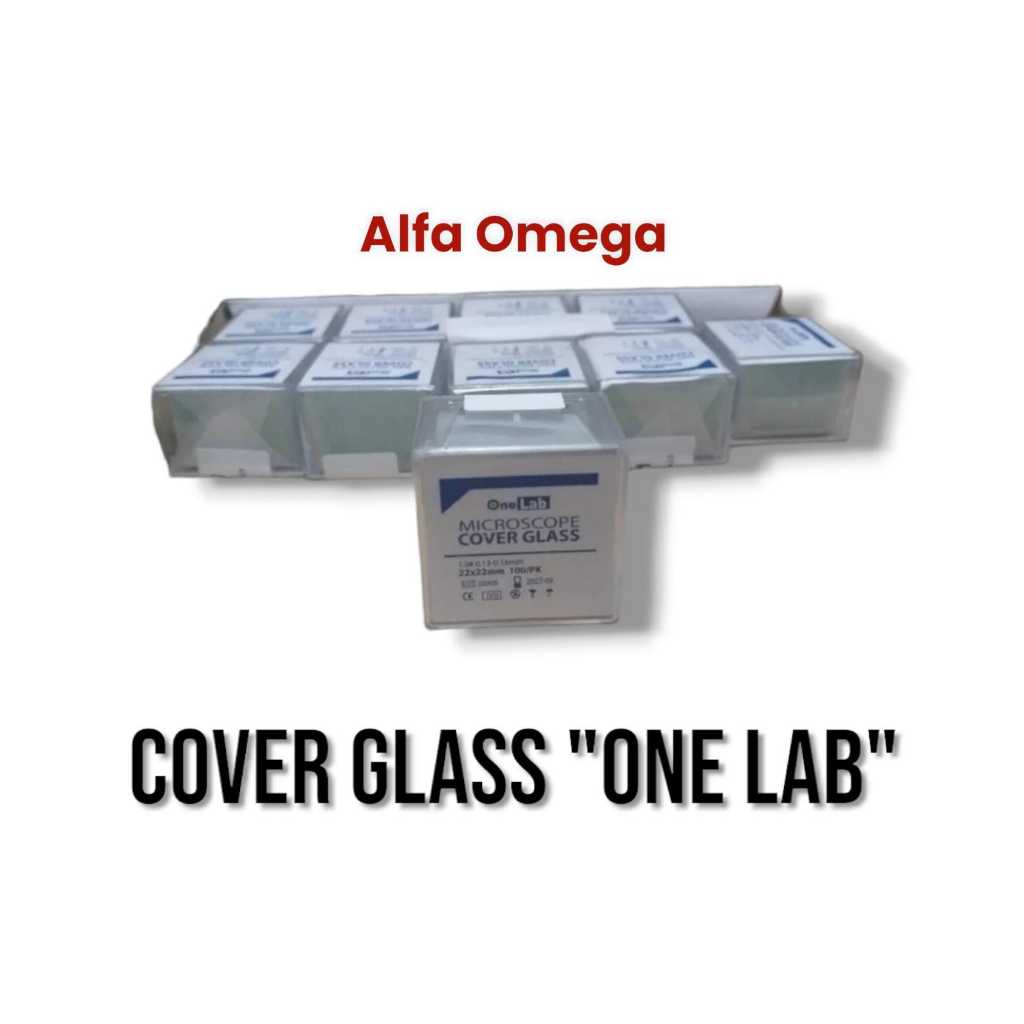 Microsocope Cover Glass ''Onelab''//Kaca Penutup Mikroskop Slide//Cover Glass Mikroskop