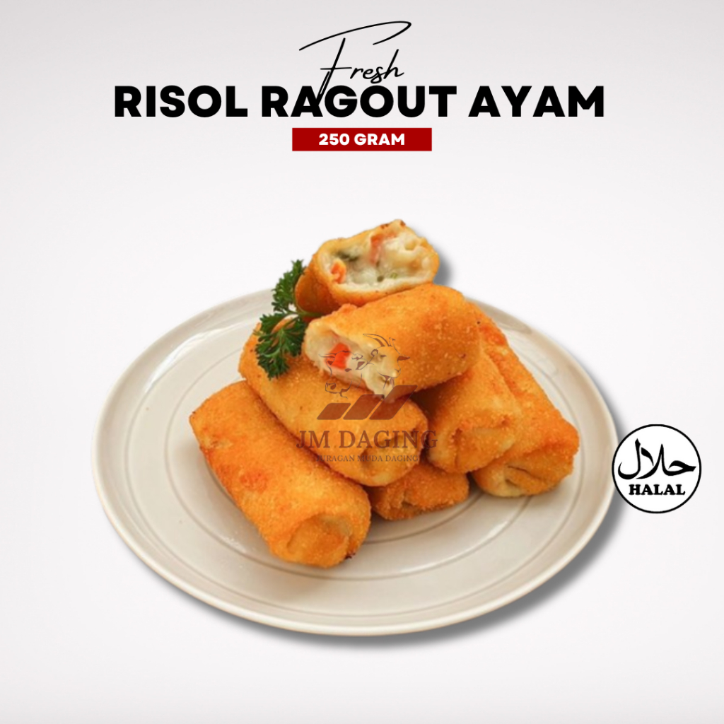 

Risol Ragout Ayam Halal isi 5 pcs Tangerang