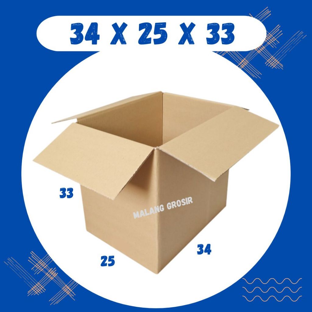 

Kardus AMDK 34x25x33 (12x1500ml) Box Packing Karton Dus Kotak Kemasan Air Minum Jamu Minuman