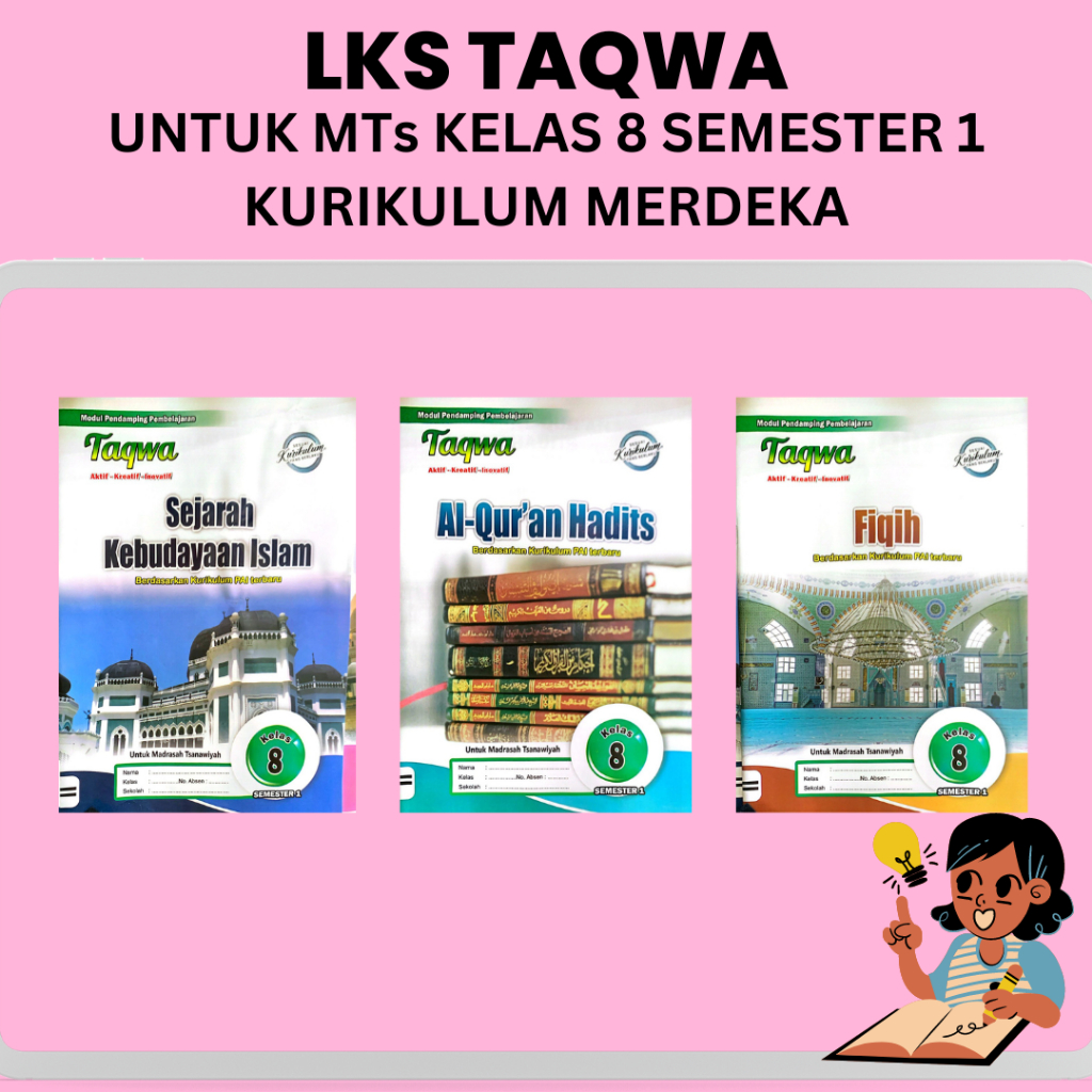LKS Taqwa untuk MTs Kelas 8 Semester 1 Kurikulum Merdeka