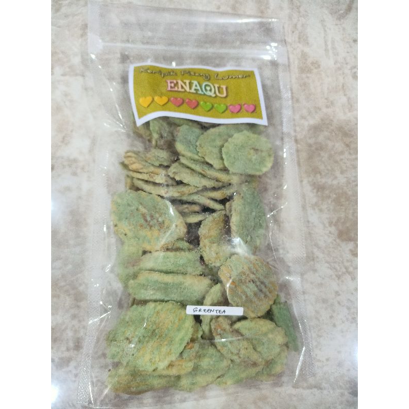 

Keripik Pisang Lumer ENAQU Green Tea